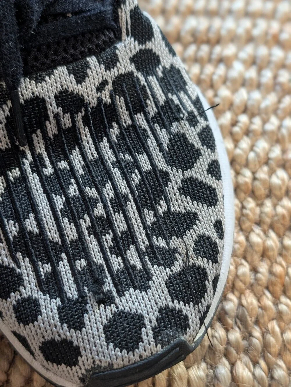 Adidas Black and White Leopard Sneakers - REDUCED Shipping🚢 - Picture 4 of 8